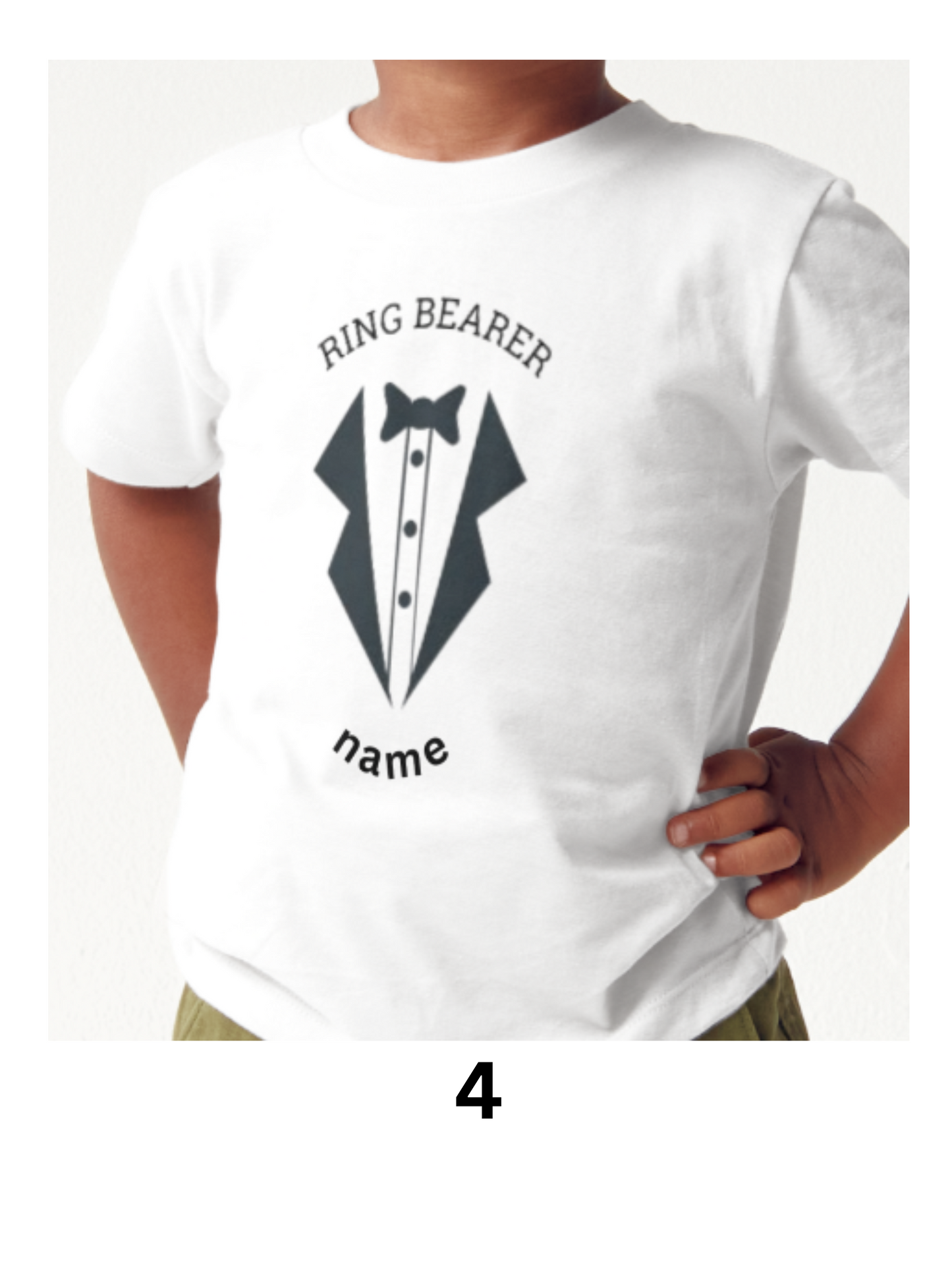 Custom Ring Bearer T-Shirt