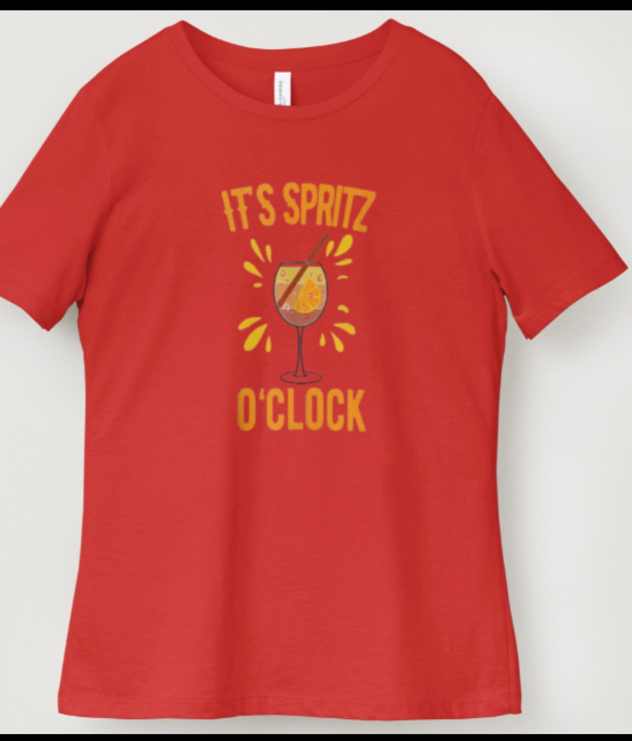 Novelty Unisex Spritz O'Clock Tshirt