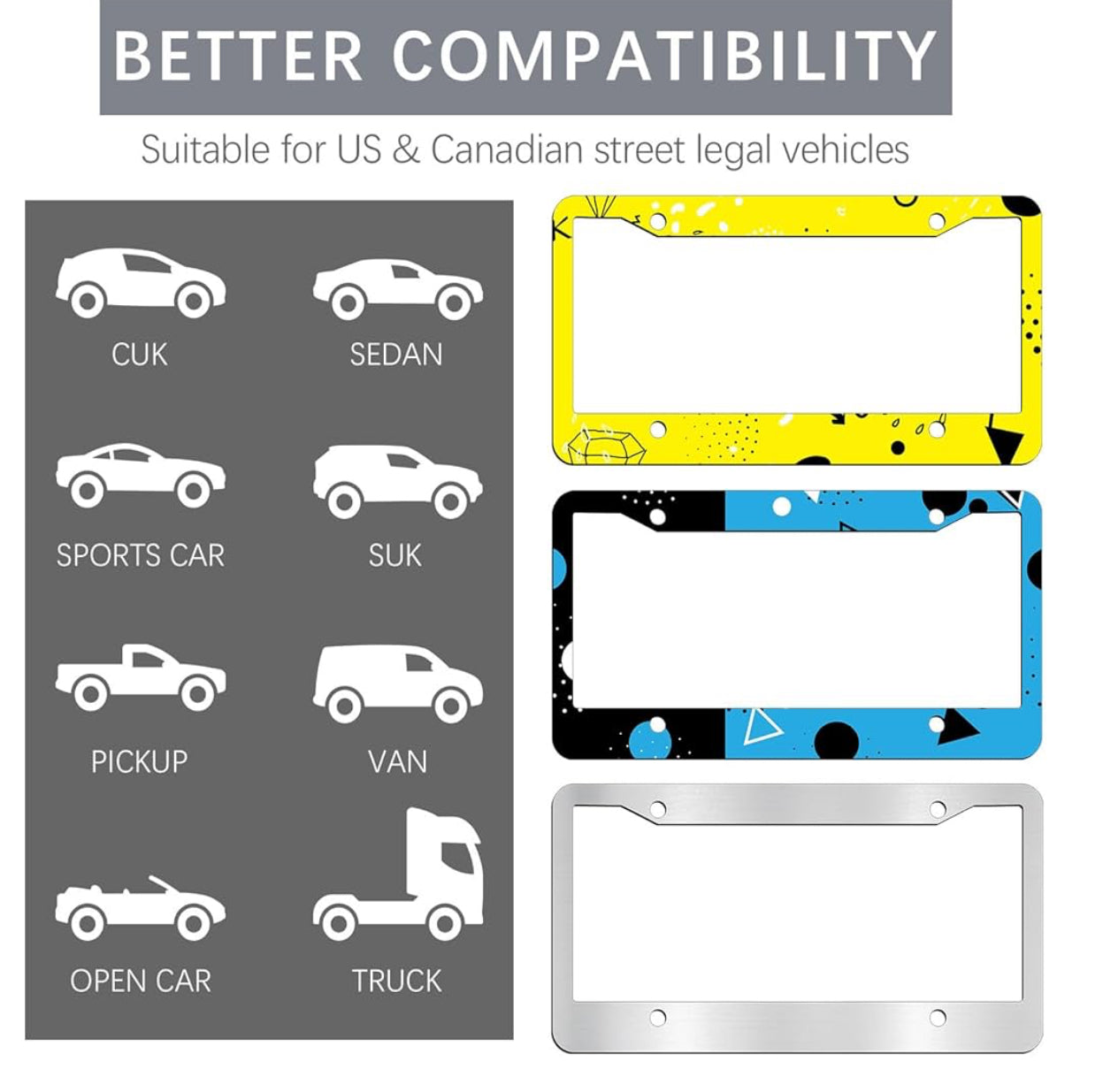 Custom License Plate Frame