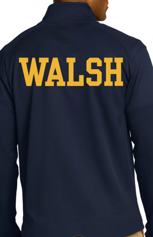 Custom Double Sides Men's Vertical Texture 1/4-Zip Pullover