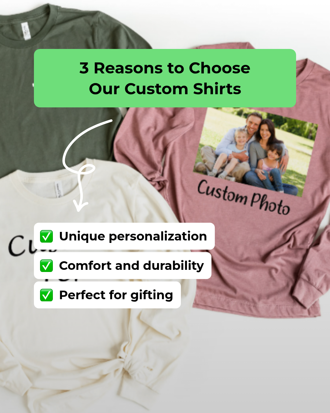 Custom Long Sleeve Shirts-Women