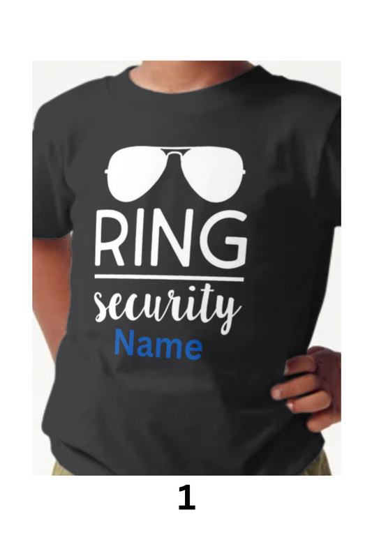 Custom Ring Bearer T-Shirt