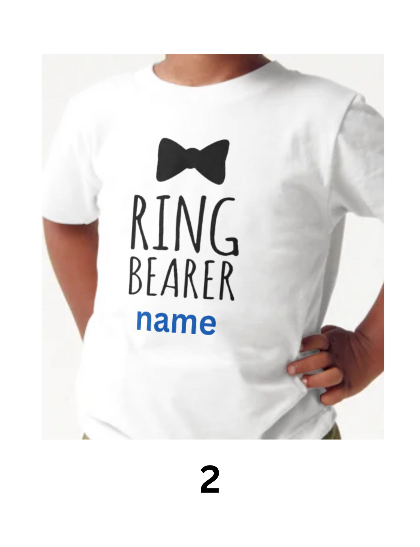 Custom Ring Bearer T-Shirt