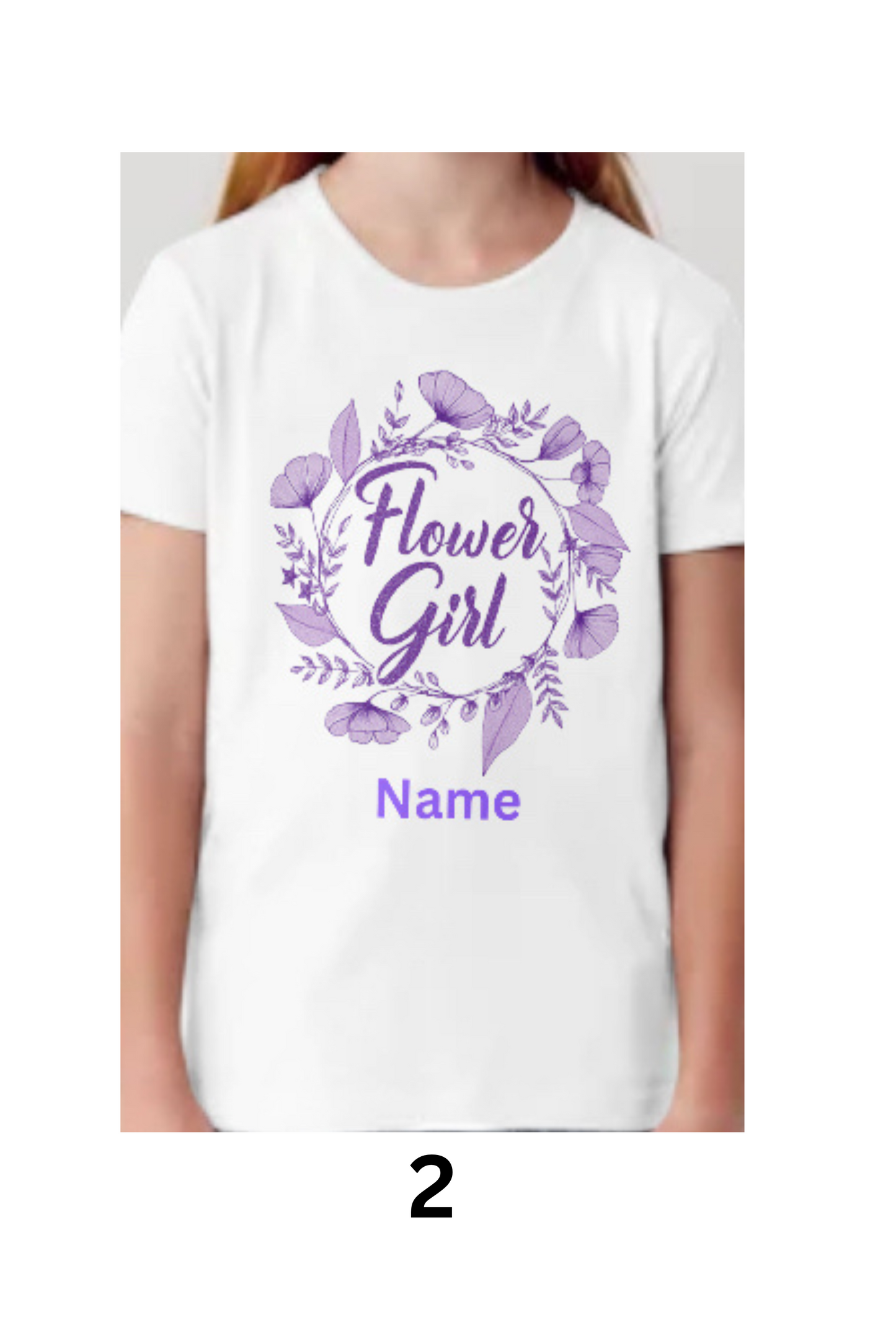 Custom Flower Girl T-Shirt