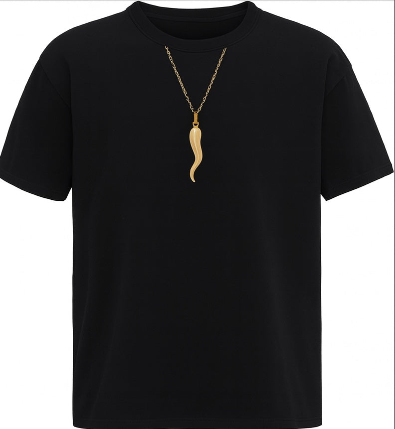 Novelty T-Shirt - Italian Horn