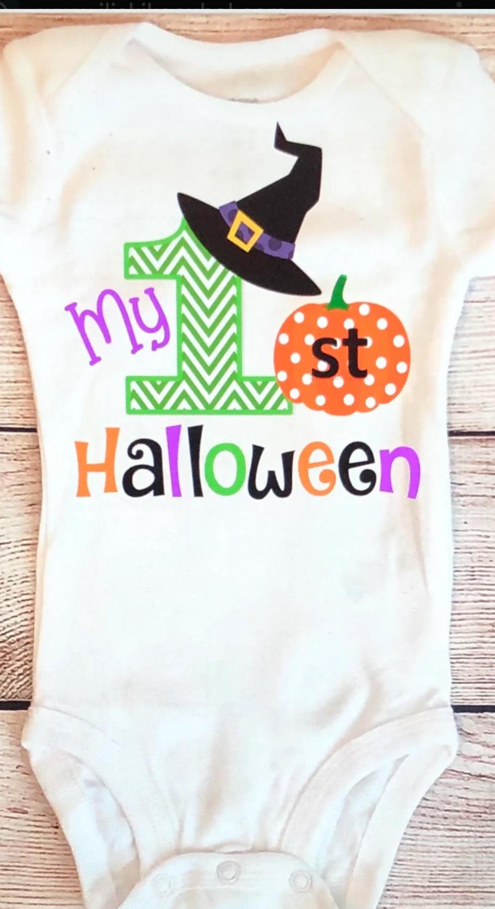 Baby Onesie - My First Halloween