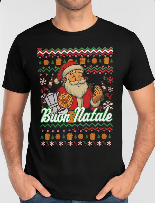 Novelty T-Shirt-Buon Natale