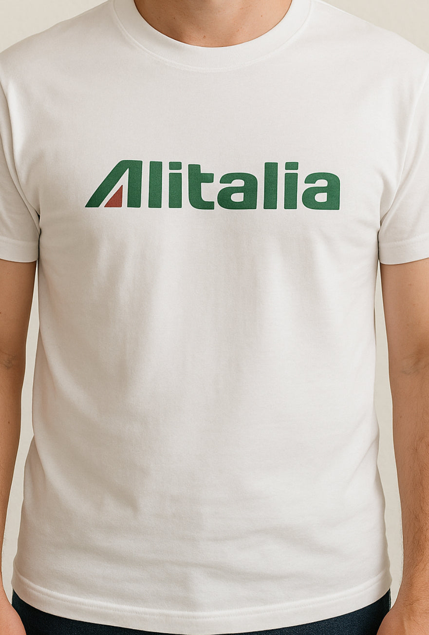 Novelty T-Shirt-Alitalia