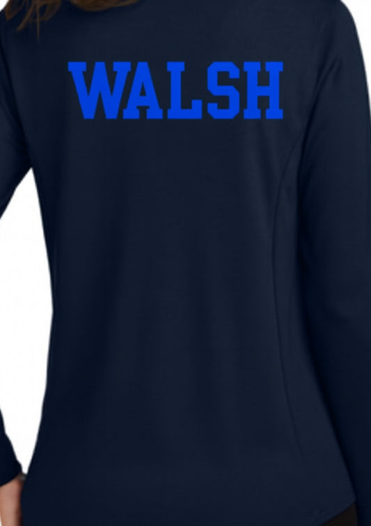 Custom Double Sides Ladies Dry Zone UV Micro-Mesh Pull Over