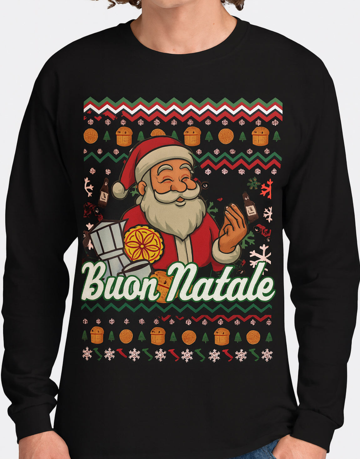 Novelty T-Shirt-Buon Natale