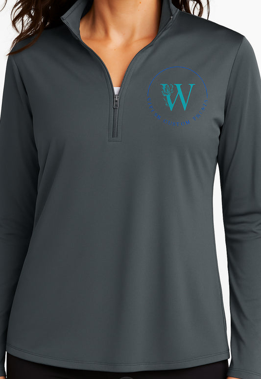 Custom Ladies Dry Zone UV Micro-Mesh Pull Over