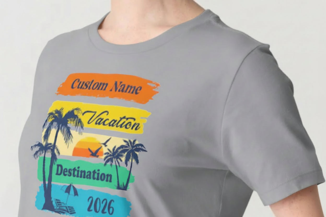 Custom Vacation T-Shirts