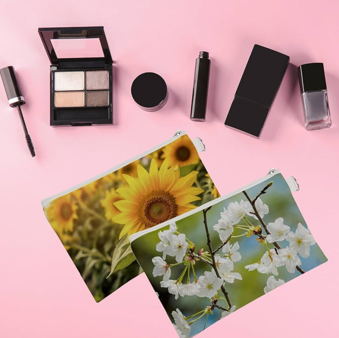 Custom Canvas Makeup Bag
