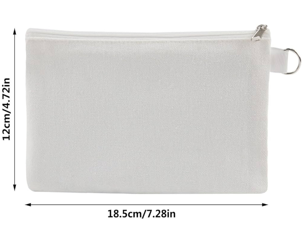 Custom Canvas Makeup Bag