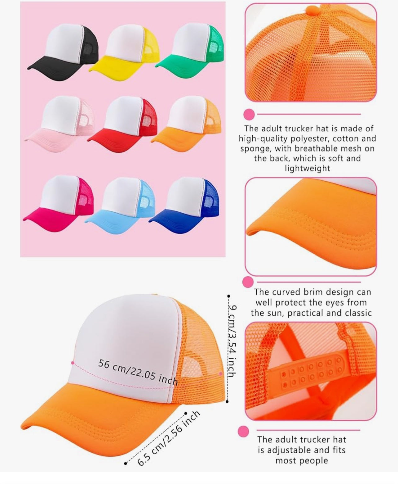 Custom Kids Trucker/ Baseball Hat