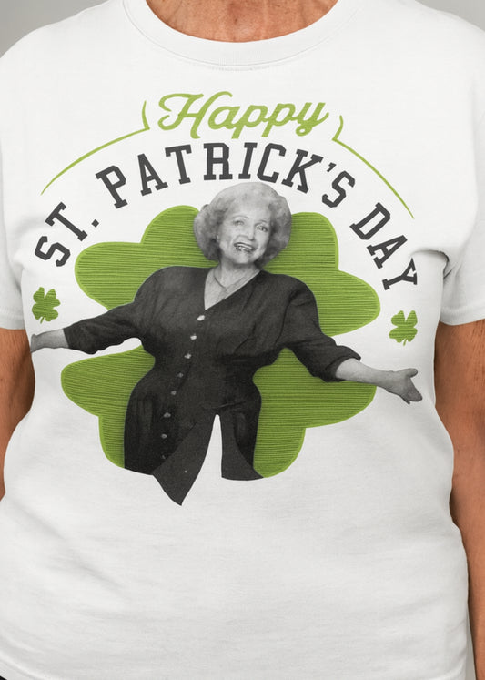 Novelty T-Shirt-Golden Girls-Happy St. Patrick's Day