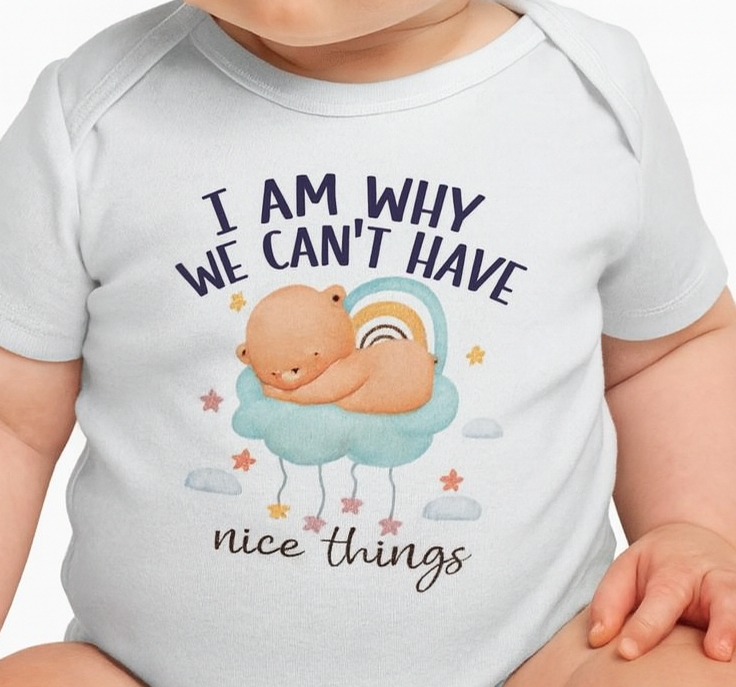 Baby Onesie - I Am Why We Can't Have Nice Things