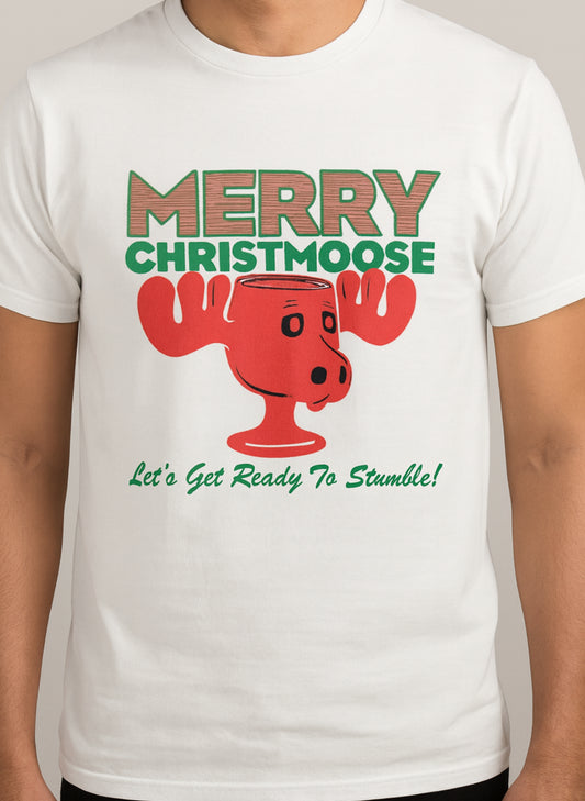 Novelty T-Shirt- Merry Christmoose