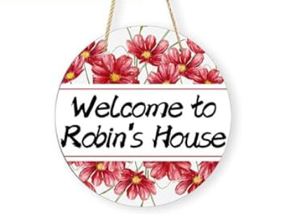 Custom Door Hanging Sign