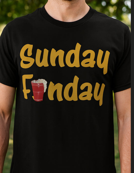 Novelty T-Shirt- Sunday Funday