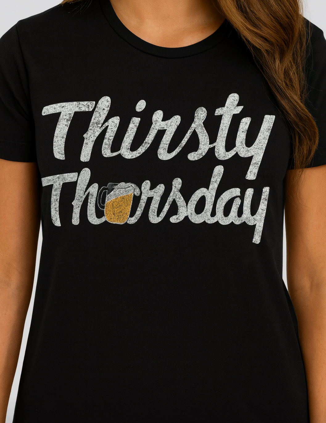 Novelty T-Shirt-Thirsty Thursday