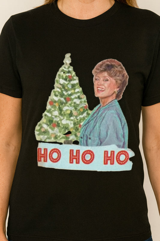 Novelty T-Shirt - Golden Girls- Ho Ho Ho