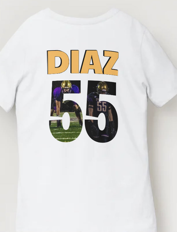Custom Double Sided Embedded image T-Shirt
