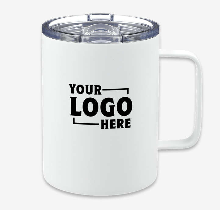 Custom 12oz Tumbler Mug w/ Handle & Lid