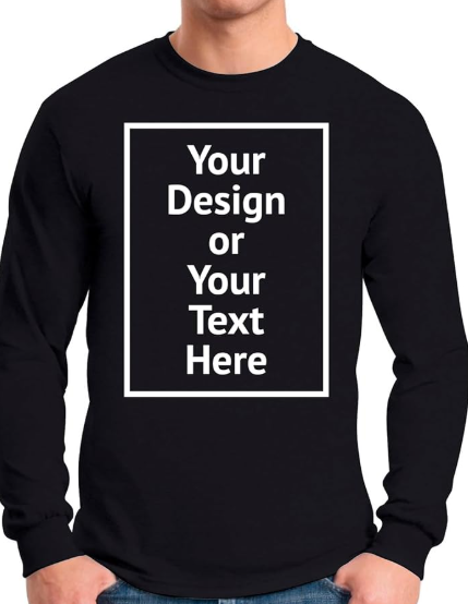 Custom Long Sleeve Shirts-Men