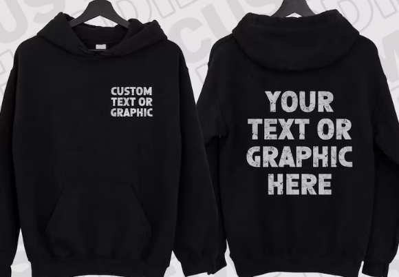 Custom Unisex Double Sided Hoodies