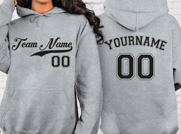 Custom Unisex Double Sided Hoodies