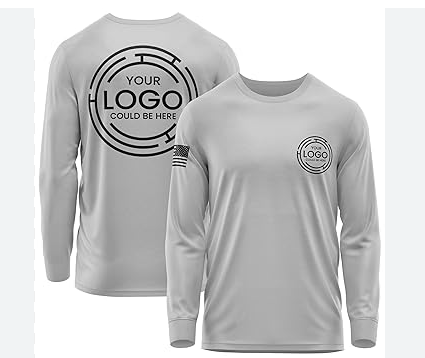 Custom Double Sided Long Sleeve Shirts-Men