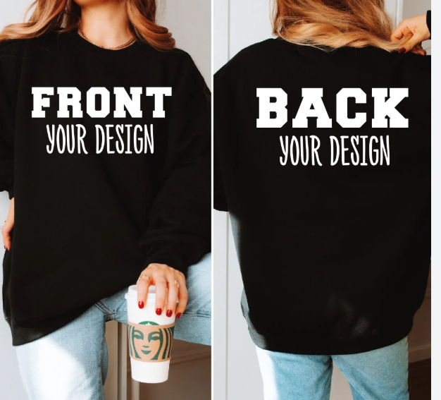 Custom Double Sided Long Sleeve Shirt-Women