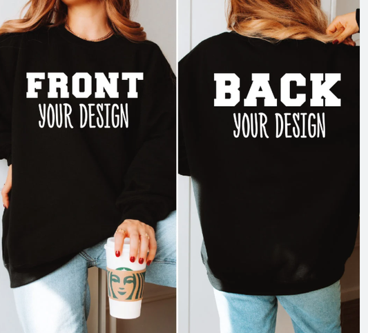 Custom Double Sided Long Sleeve Shirt-Women